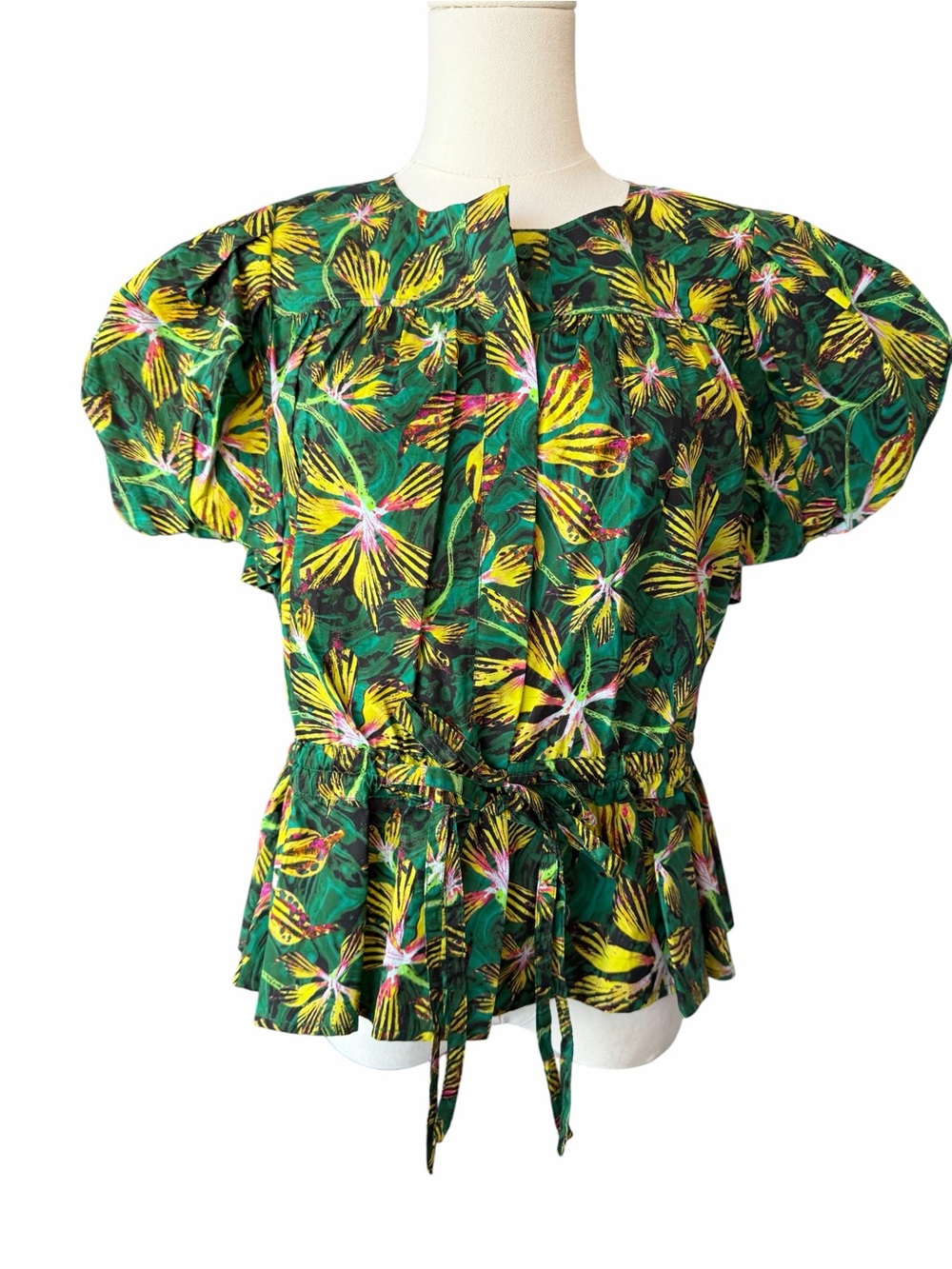 U Ulla Johnson Mila Top in Tigerlily